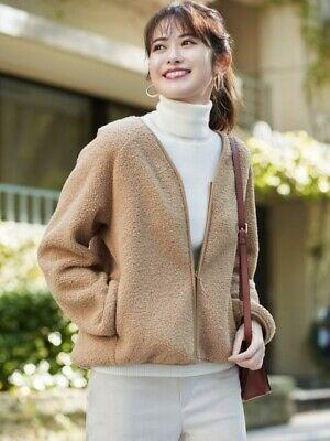 SOFT PILE-LINED FLEECE V-NECK CARDIGAN