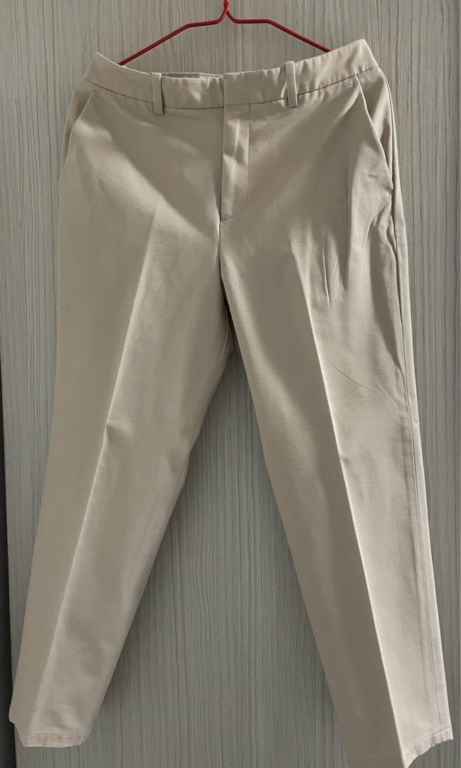 Uniqlo easy care stretch cropped pants 2025