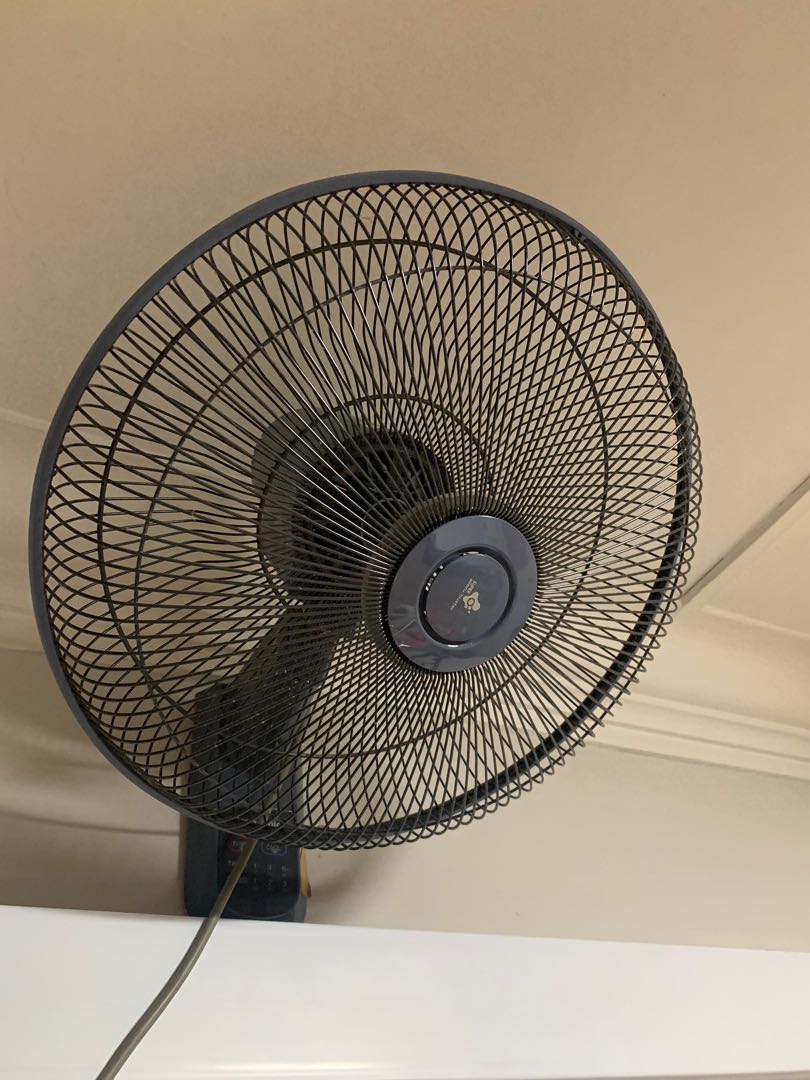 (Used)Panasonic remote control wall mounted fan, Furniture & Home