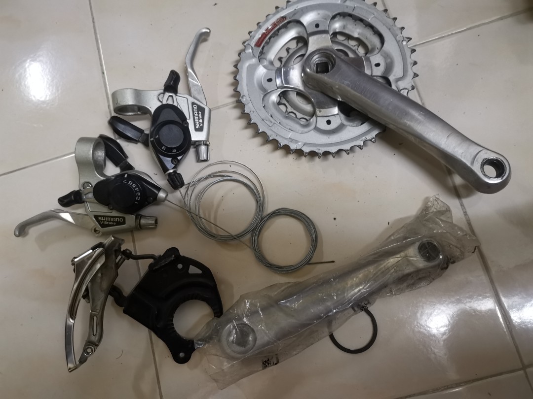 V brake 8speed / crank shimano, Sports Equipment, Bicycles & Parts ...