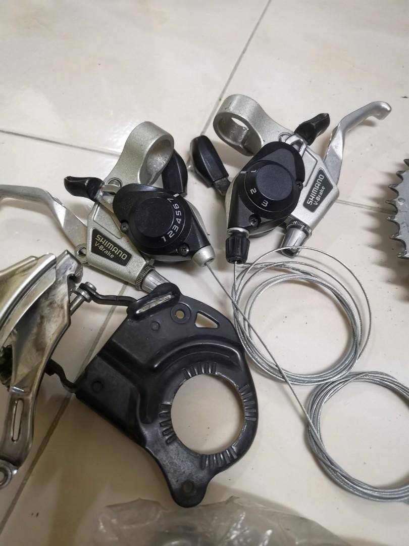 V brake 8speed / crank shimano, Sports Equipment, Bicycles & Parts ...