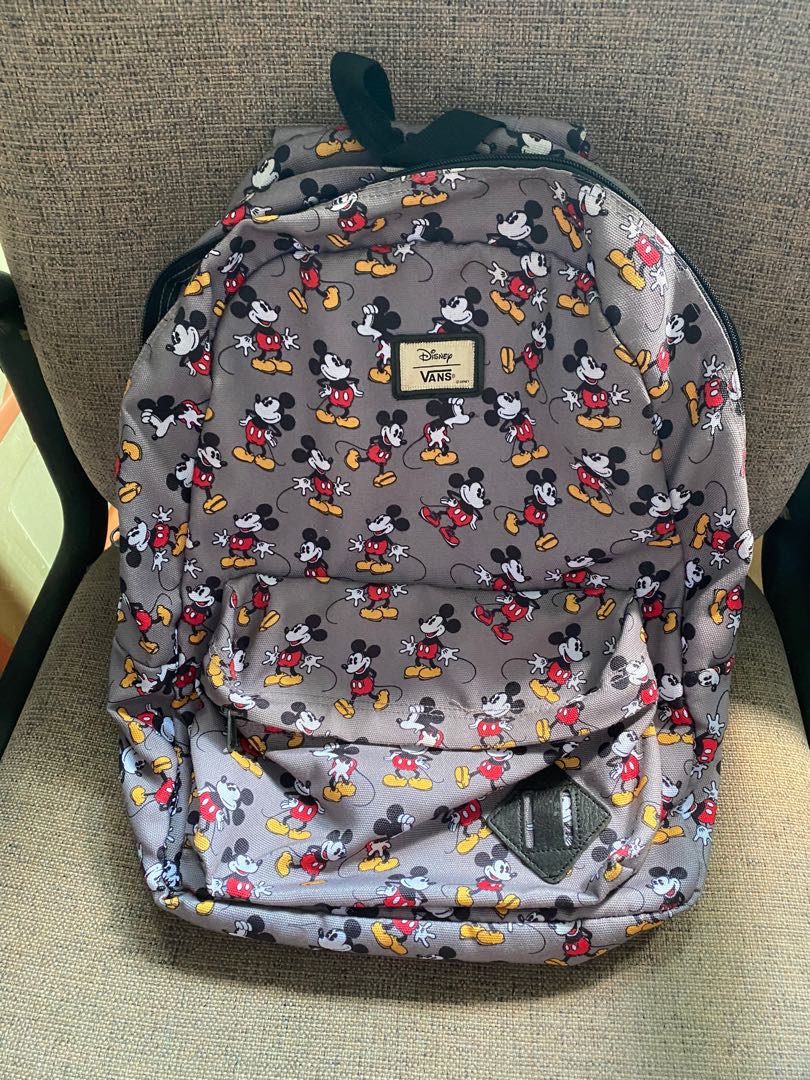 Vans Disney Backpack, Women's Fashion, Bags & Wallets, Backpacks on