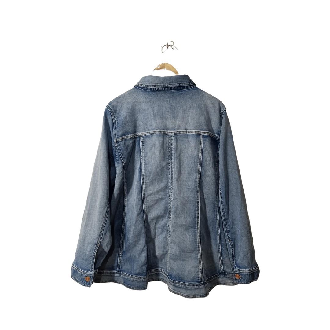 Virtuelle Denim Jacket (Light Blue) - 28 L 25 W, Men's Fashion, Coats ...