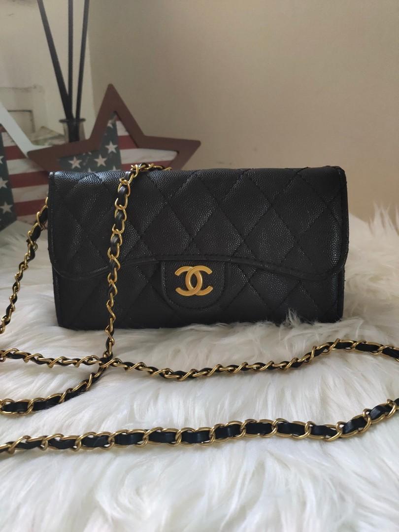 wallet with sling chain, Women's Fashion, Bags & Wallets, Crossbody