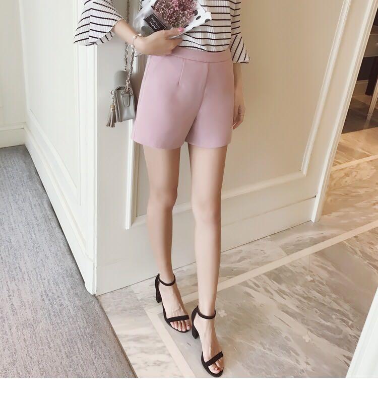 White and pink discount shorts