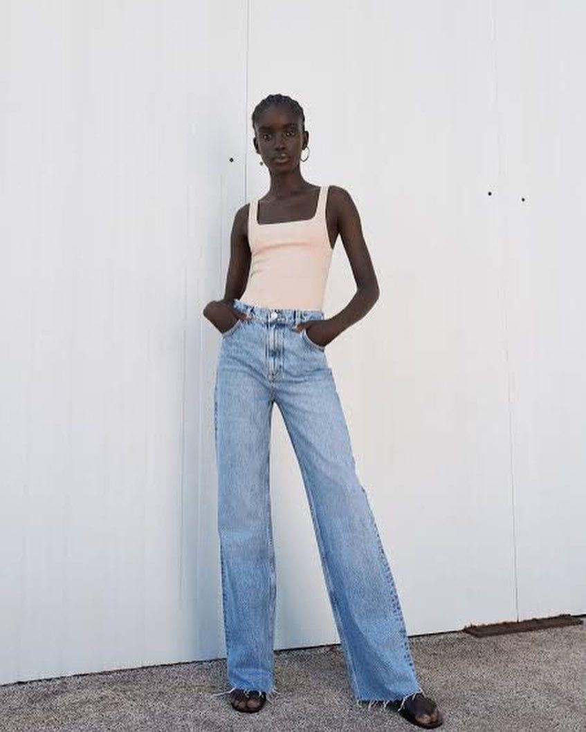 Zara HW Full Length Pants, Women's 
