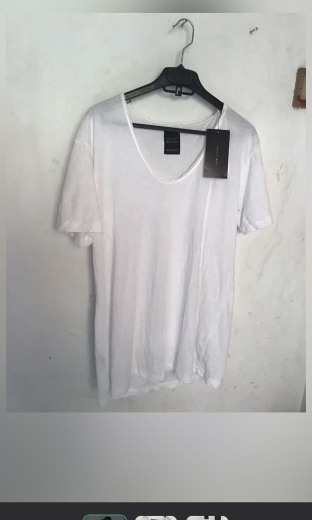 Zara man tshirt basic, Fesyen Pria 