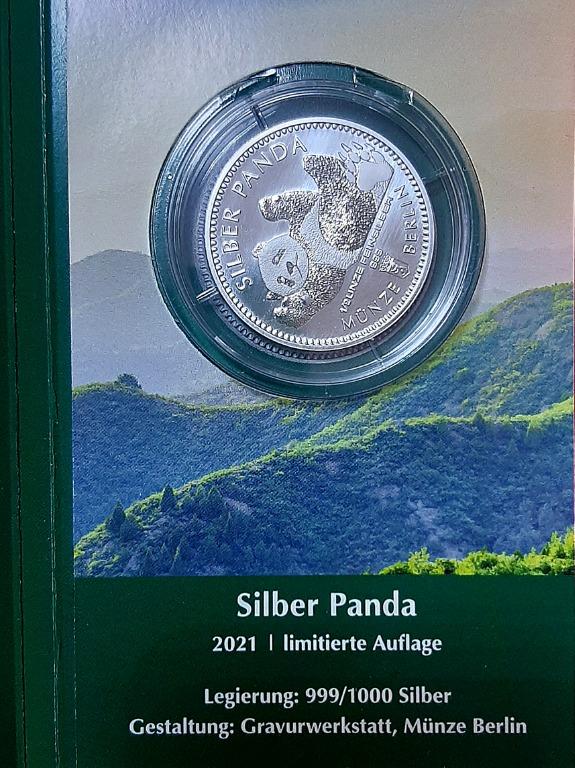 1/2oz BERLIN PANDA SILVER 2021 FINE SILVER 999 (Category: Currency) located in Quezon City. Submitted by ELDORADO63 (Listing ID 1160883503, Image 2). Description: 1/2oz BERLIN PANDA SILVER 2021 FINE SILVER 999 plus Shipping Fee.