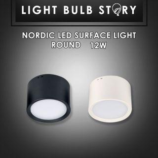 12W LED Ceiling light Downlight - Surface mounted Cylinder Ceiling lamps