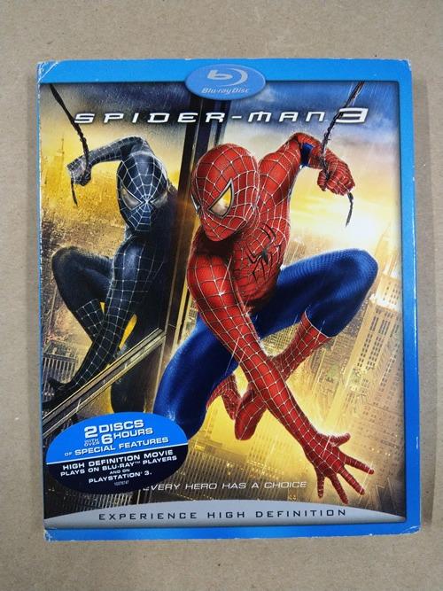 蜘蛛俠3 Spider Man 3 美國版2碟裝二手英語中文字幕藍光blu Ray Thai Subtitle Thai Audio 興趣及遊戲 音樂樂器 配件 音樂與媒體 Cd 及dvd