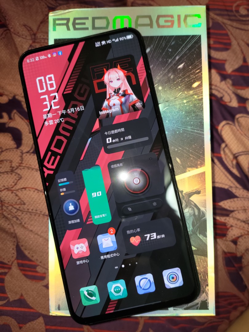 紅魔7PRO NUBIA REDMAGIC 7 PRO 5G 電競手機(國行版) 12GB+256GB（透明