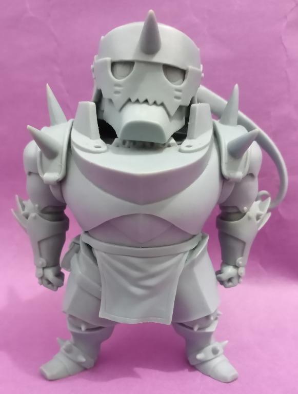 貴重珍品2011年Bandai Banpresto でふぉるまにあこれくしょん鋼錬鋼之錬金術師FULLMETAL ALCHEMIST Alphonse  Elric 阿爾馮斯黏土人4吋高