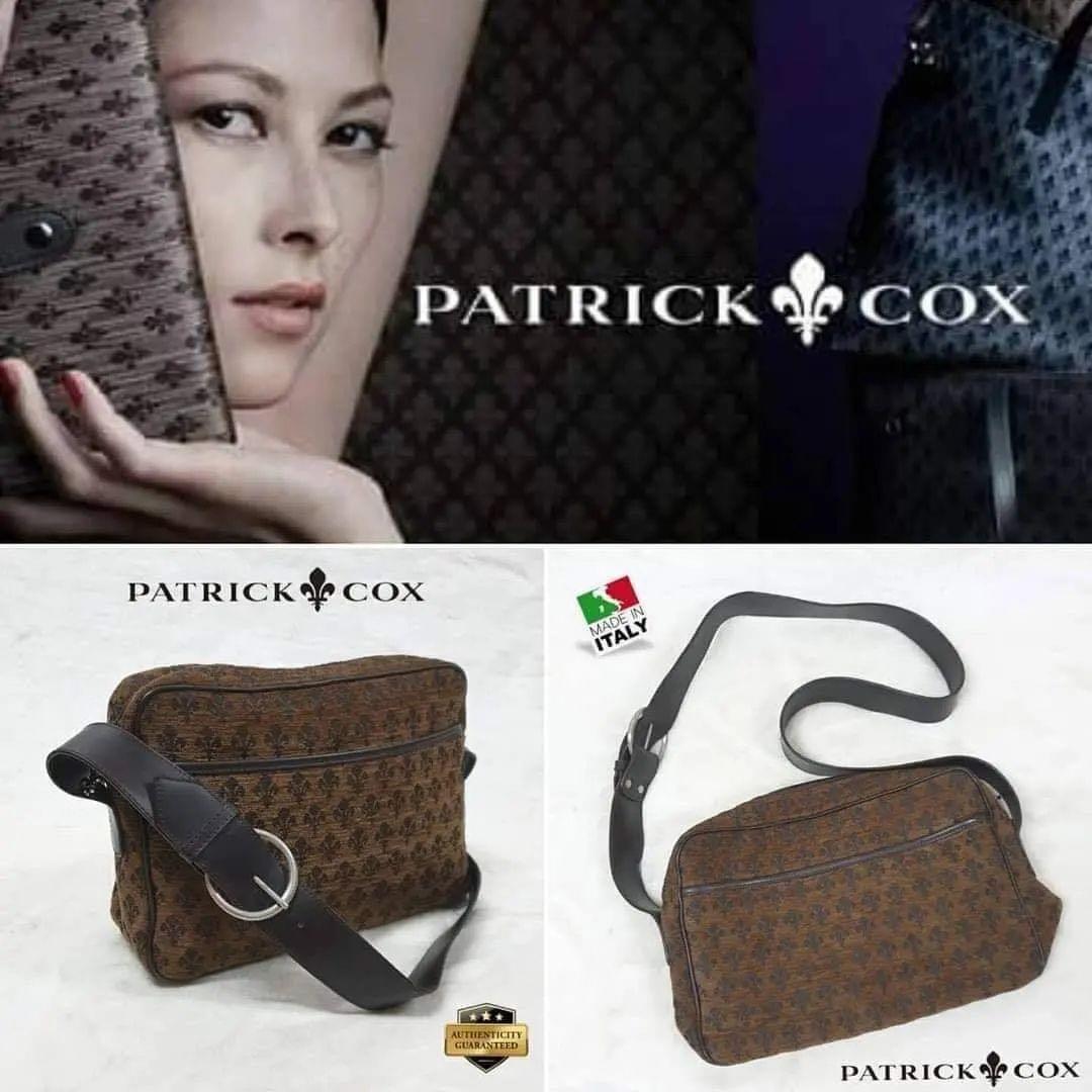 💯% Authentic PATRICK COX®️ Fleur-de-lis Monogram Messenger Bag | Made in 🇮🇹 ITALY (Category: Luxury Bags & Wallets) located in Mandaluyong City. Submitted by luxprelovedbagsparadise (Listing ID 1160917501, Image 2). Description: 💯% Authentic PATRICK COX®️ Fleur-de-lis Monogram Messenger Bag | Made in 🇮🇹 ITALY Patrick Cox is a British brand with a SOPHISTICATED design and beautiful functionality. The LOGO icon is the LILY “coat of arms” embl