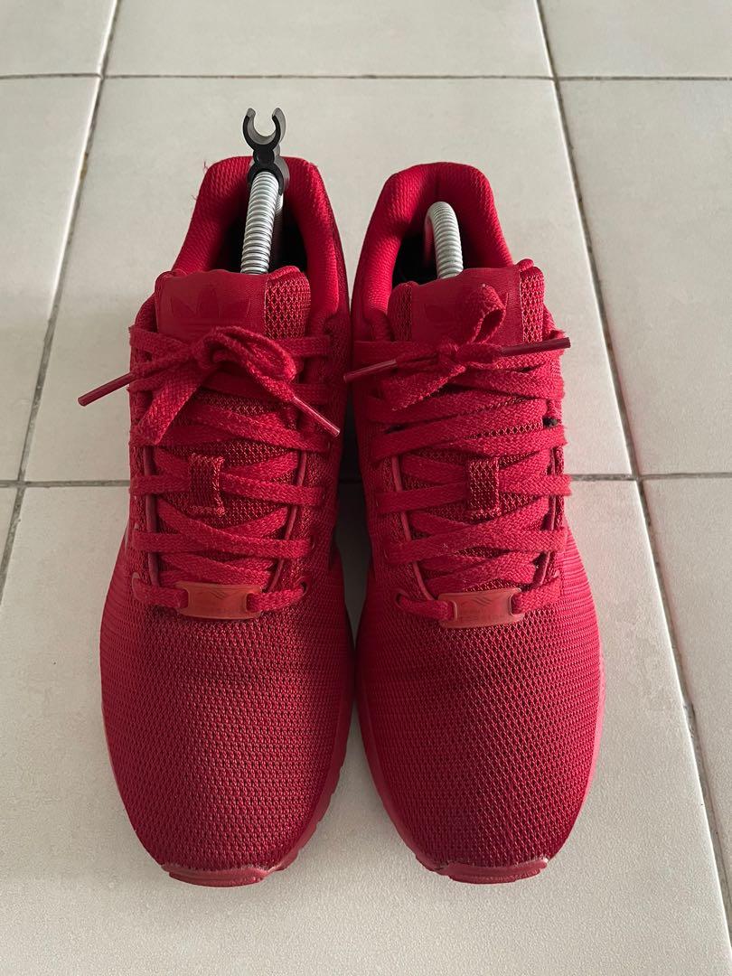 ADIDAS ZX FLUX RED, Men's Footwear, Sneakers Carousell
