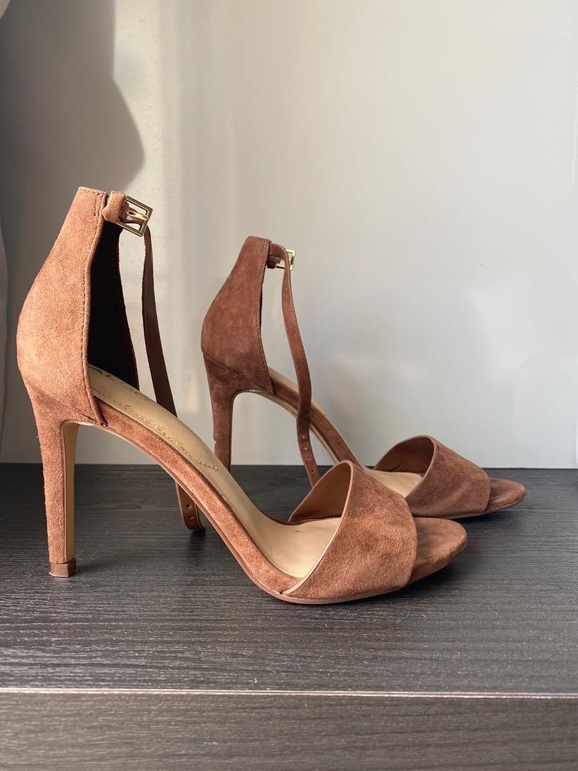 Aldo embellished blush outlet block heeled sandals