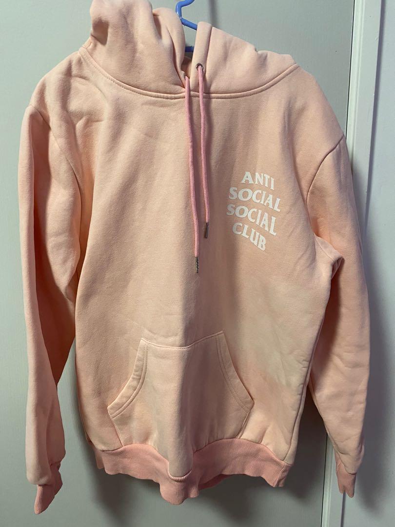 Anti social social store club hoodie rosa