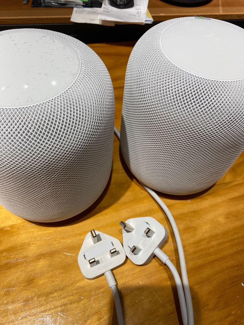 Apple Homepod X 2 white, 音響器材, Soundbar、揚聲器、藍牙喇叭、耳