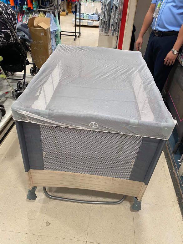Akeeva Playpen Crib 2-way (Category: Cots & Cribs) located in Manila. Submitted by mrtnkthri (Listing ID 1161036619, Image 1). Description: 2-Way Playpen crib rarely used 2 Level Crib with pad With swing with net to protect your baby from insects Foldable and handy - can bring anywhere big size with enough space when baby is practicing his mobilization RFS: Outgrown. .