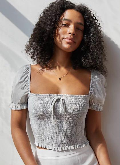 Wilfred cheap smocked blouse