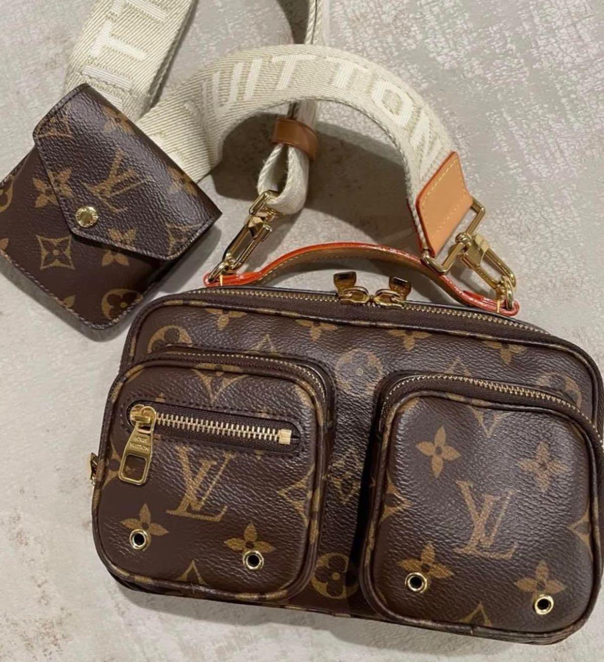 Brand new authentic Louis Vuitton LV monogram strap, Luxury, Bags & Wallets  on Carousell