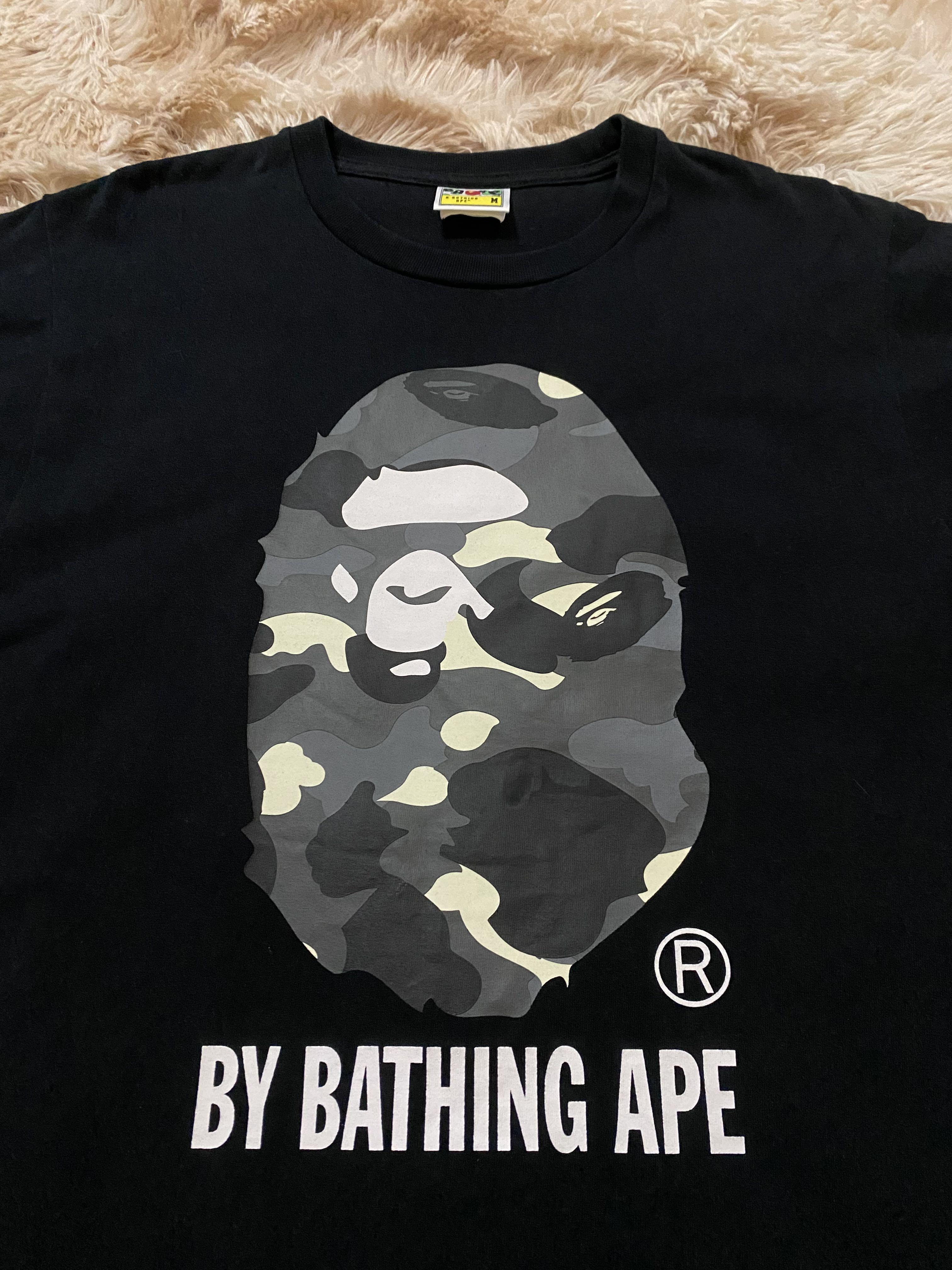 Bape city camo glow shop in the dark tee