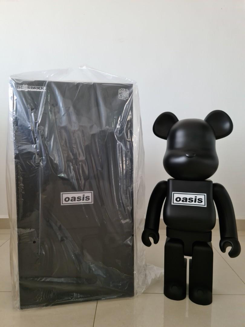 Bearbrick Oasis Black Rubber Coating 1000 Berbrick Cheapest, Hobbies