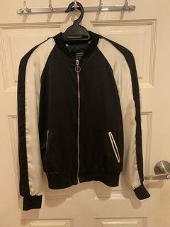 Bershka Black Bomber Jacket