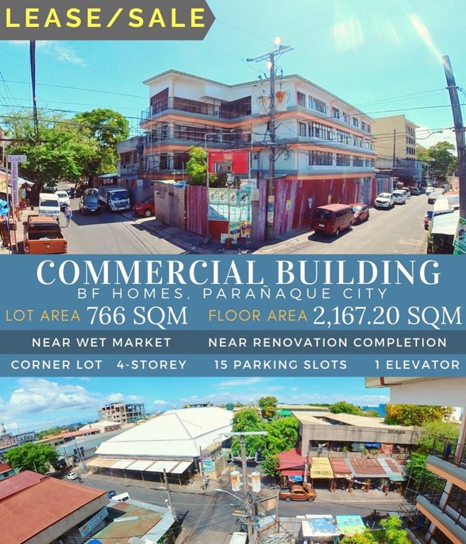 BF Homes Paranaque Prime Commercial Building High Foot Traffic North