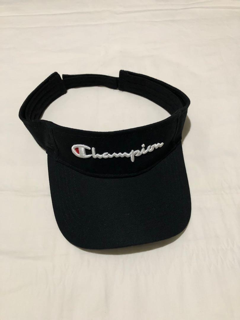 black Champion Visor, Men's Fashion 
