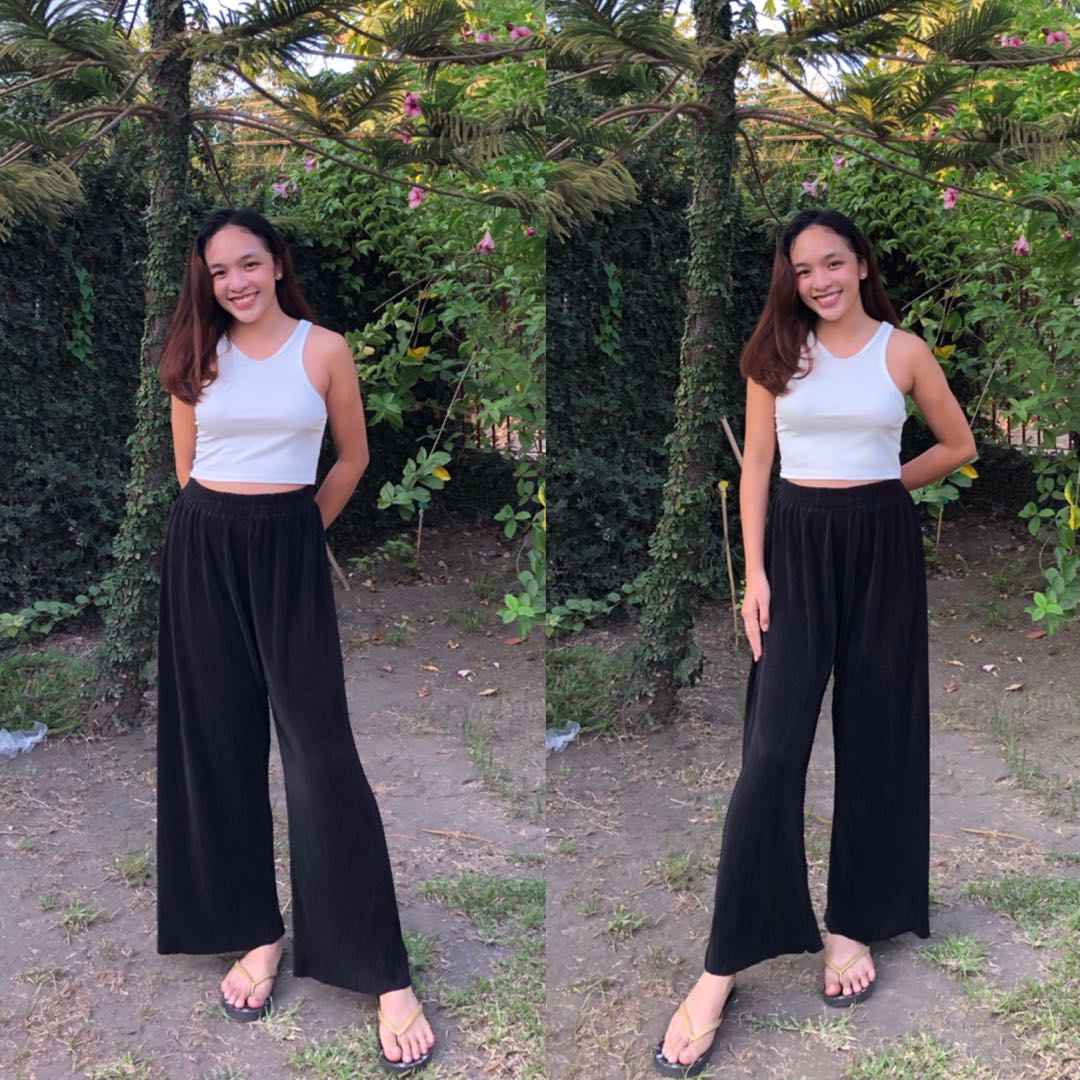 Square pants casual outfit top