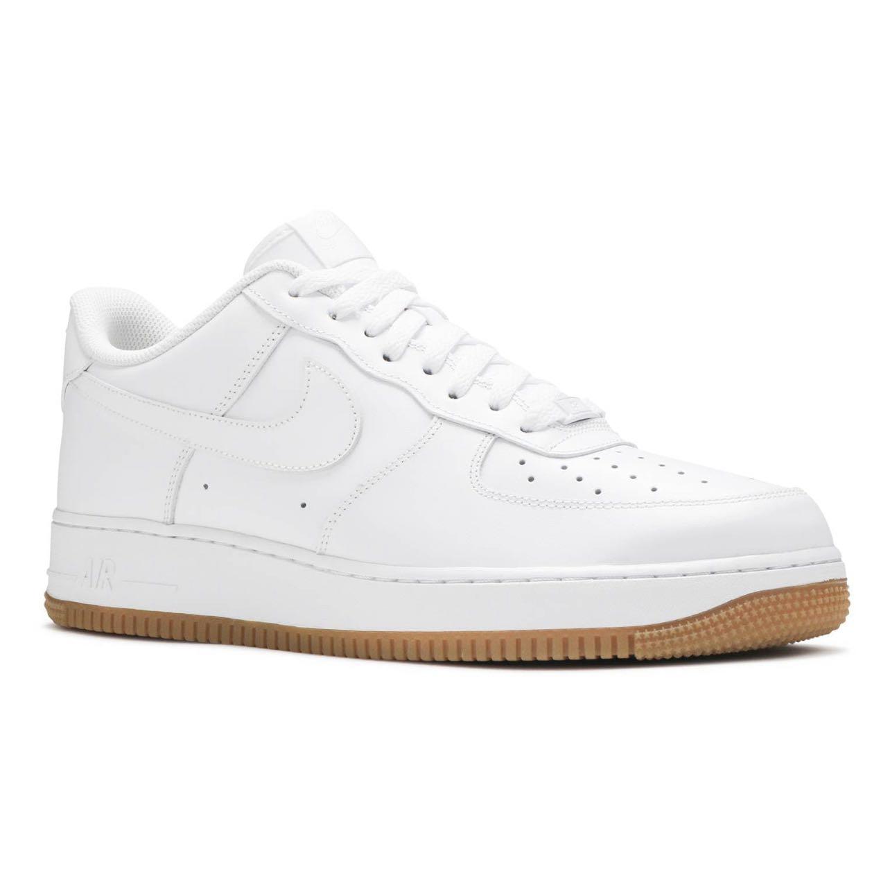 Brand new Nike Air Force 1 white gum sole Men s Fashion Footwear