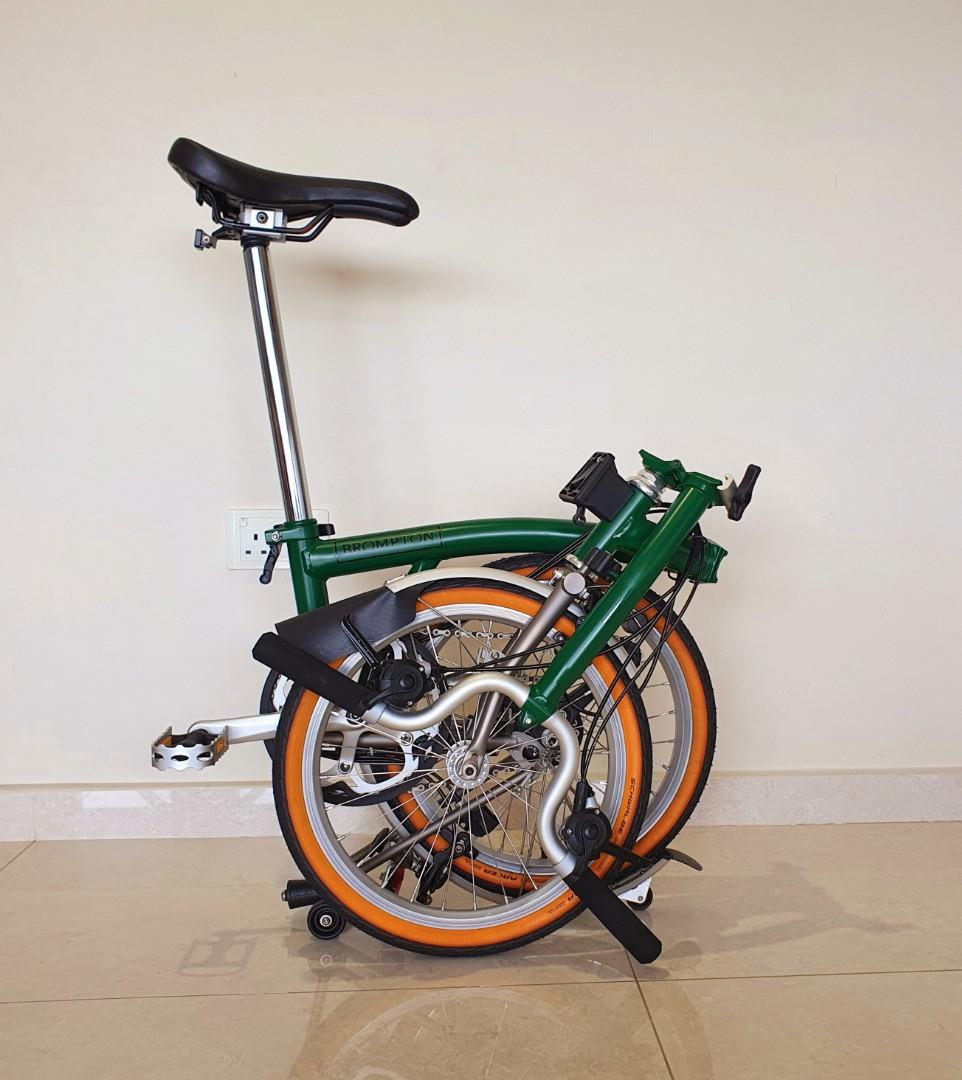 Brompton 6 speed superlight British Racing Green M6LX, Sports Equipment
