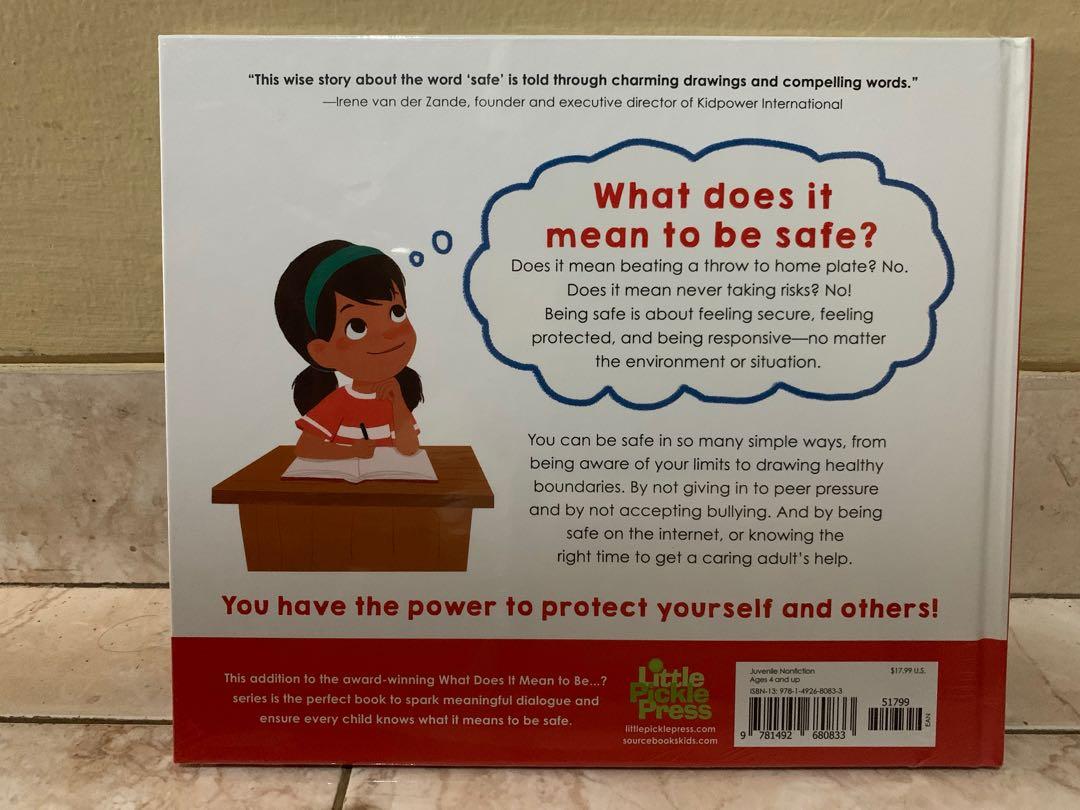 Buku what does it mean to be safe bukuanak bukubbw bukuimpor, Buku & Alat Tulis, Buku Anak