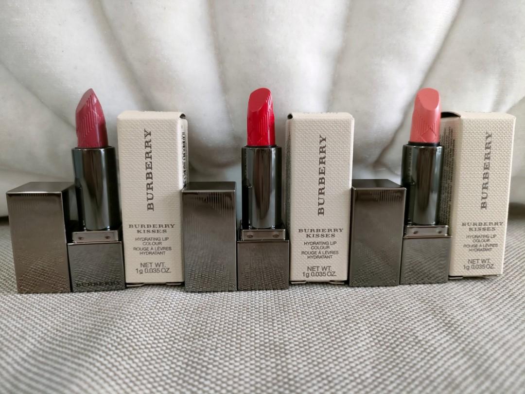 ?Burberry Lipstick (3pcs Travel Size), Beauty & Personal Care, Face,  Makeup on Carousell