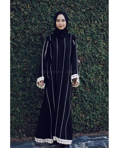 Plus Size Reem Abaya by By Marlena Size 62 Length 56