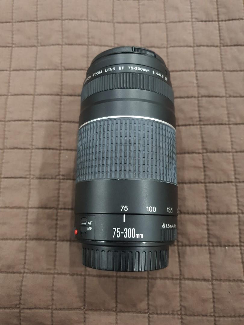 Canon 75 300mm F 4 5 6 Camera Lens Photography Lens Kits On Carousell