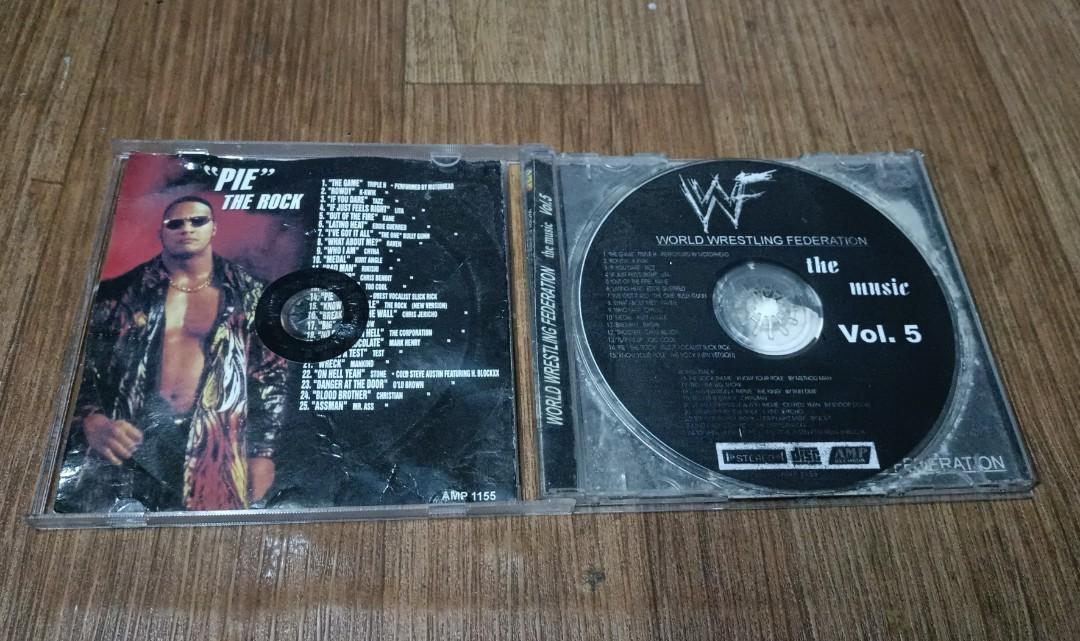 CD WWF the music.. Vol 5, Hobbies & Toys, Music & Media, CDs & DVDs on