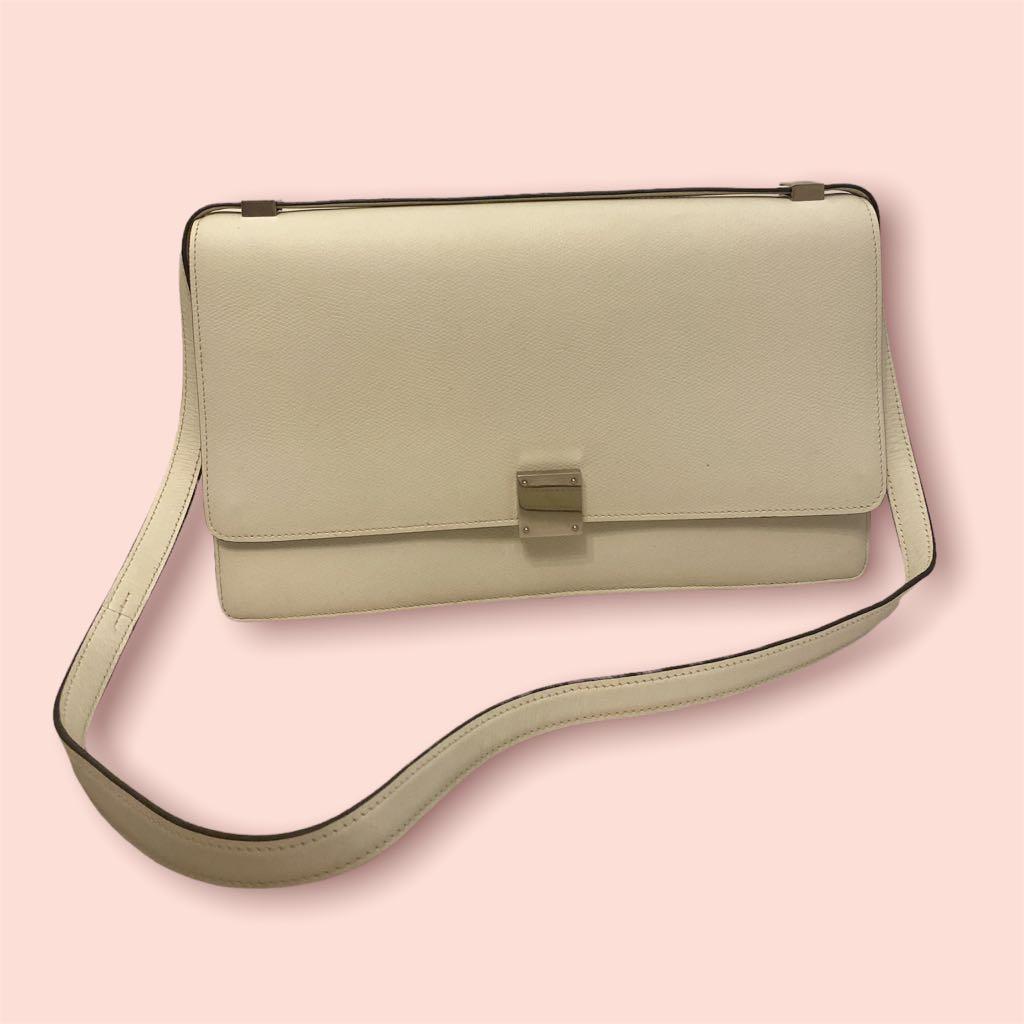 Celine Leather Boxy Cross Body Sling Bag Women s Fashion Bags