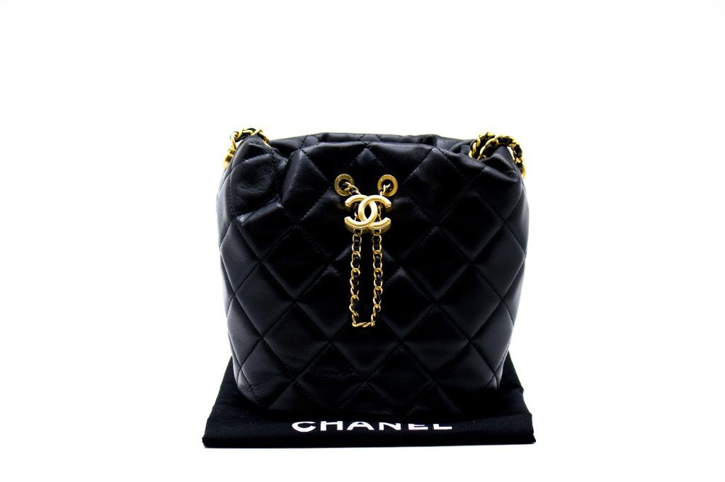 Used Chanel A93824 B01935 Gabrielle Hobo Medium SO Black Black / 94305  Lambskin