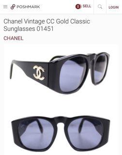 Chanel CC Gold Classic Sunglasses