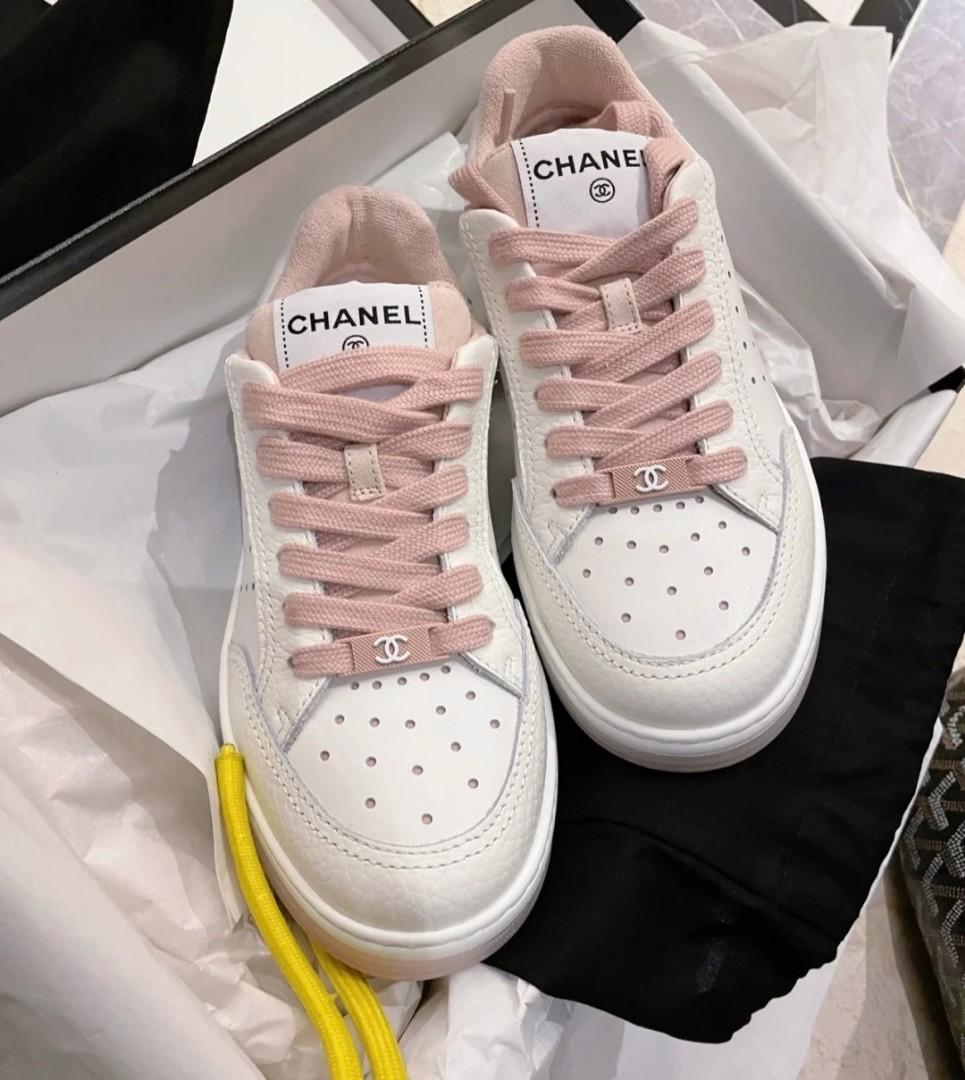 2021 NEW RECEIPT Chanel Pink Tie Dye Sneakers Trainers Running Shoes 36 US  6  eBay