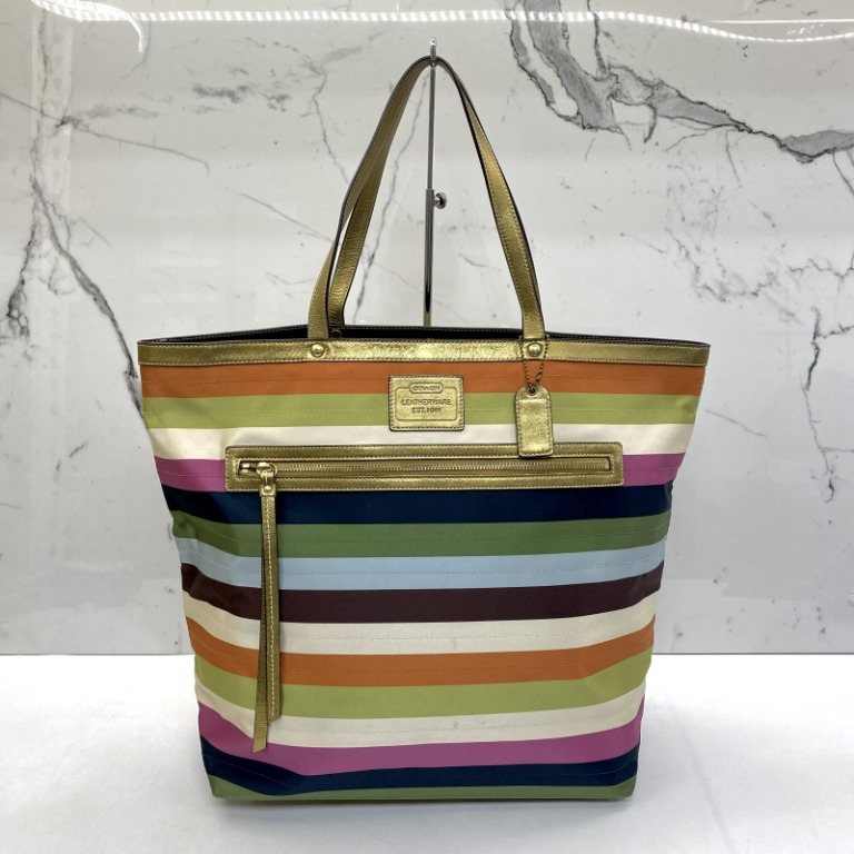 Coach legacy sale stripe purse