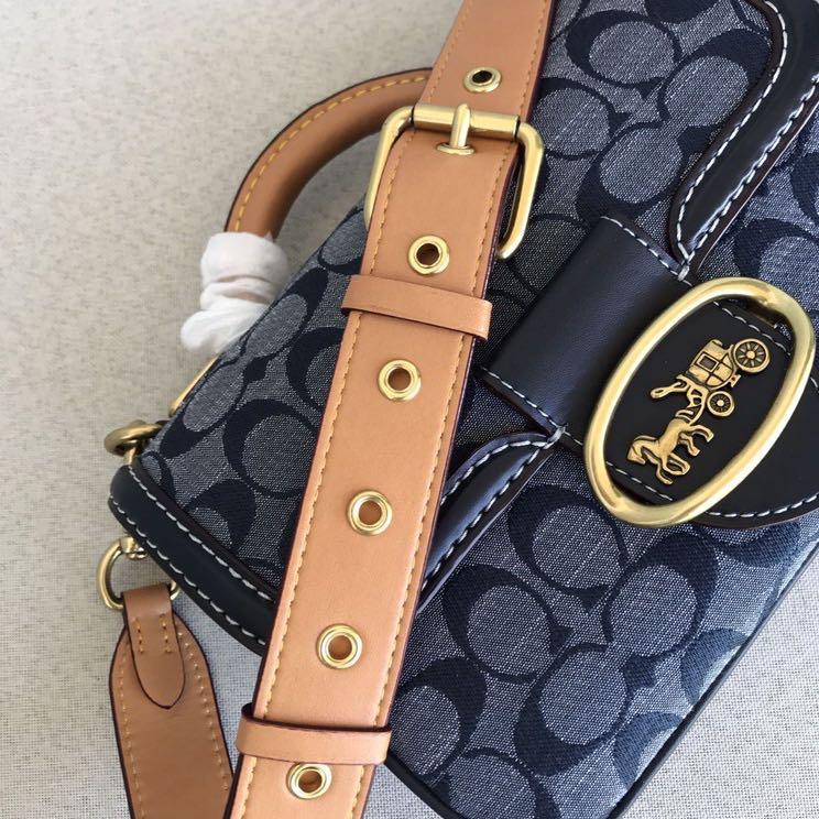 Coach Chambray Riley Top Handle Bag