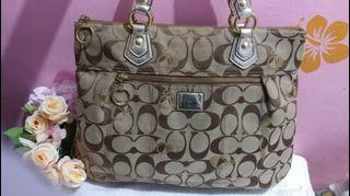 Coach Shoulder bag with free twillys