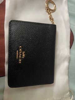 Coach Snap Black Cardholder