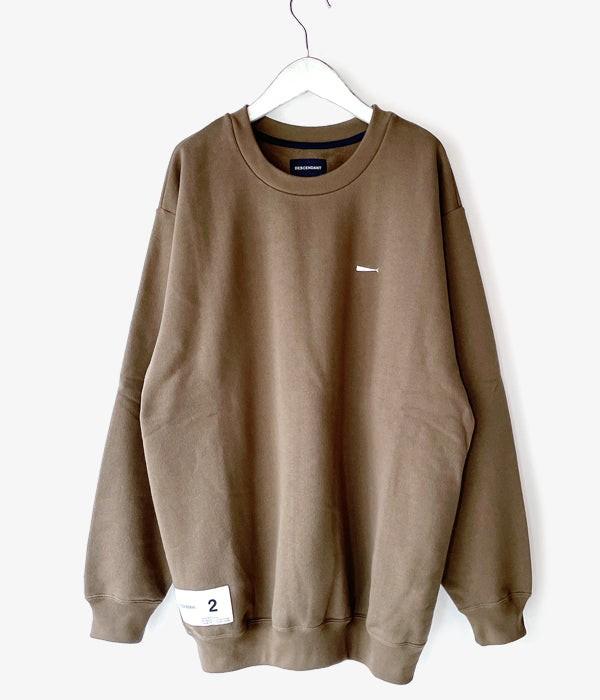 Descendant PE Crewneck Sweatshirt Brown, 男裝, 上身及套裝, 衛衣