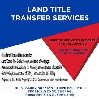 Documentation and Transfer of Land Property Title - Philippines