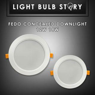 FEDO LED Downlight (SIRIM)- 1 year warranty (BUILT IN DRIVER)