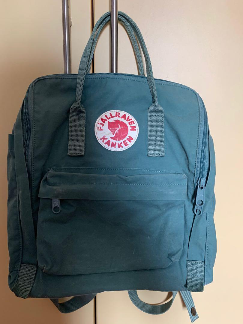 Fjallraven Kanken classic backpack Green Women s Fashion Bags Wallets Backpacks on Carousell