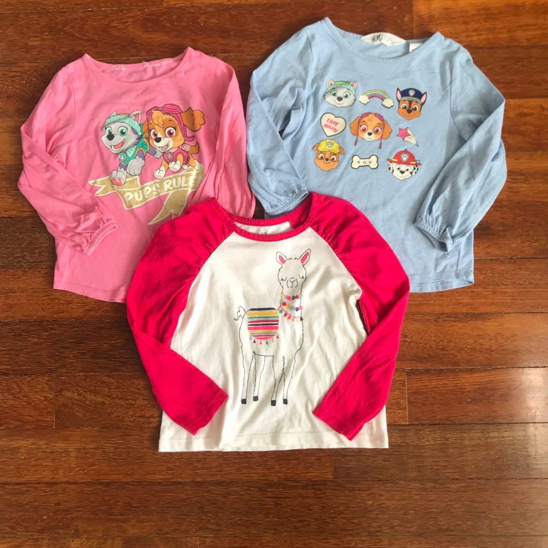 H&m shirts for girls online